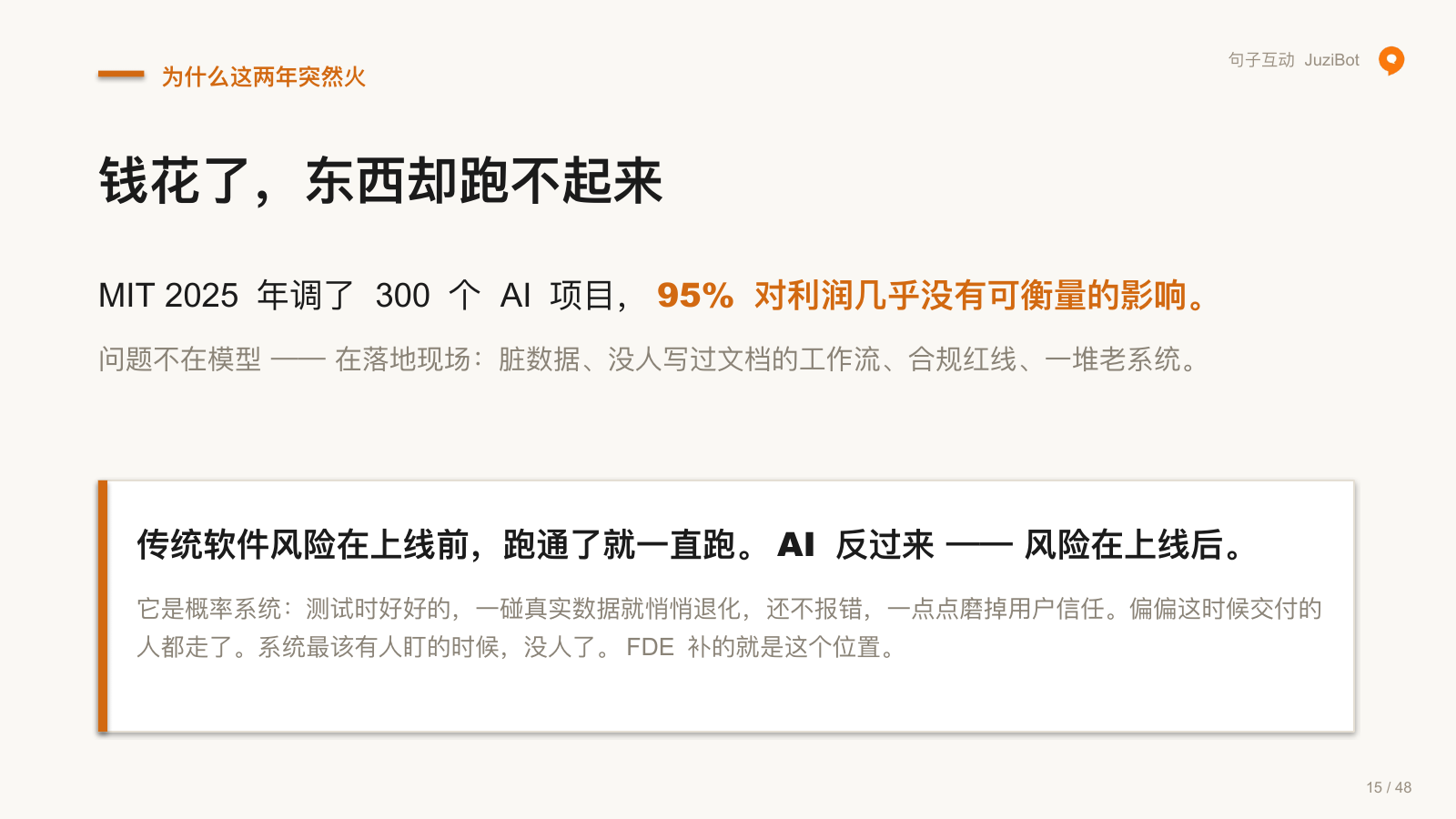 为什么这两年突然火 · 钱花了，东西却跑不起来